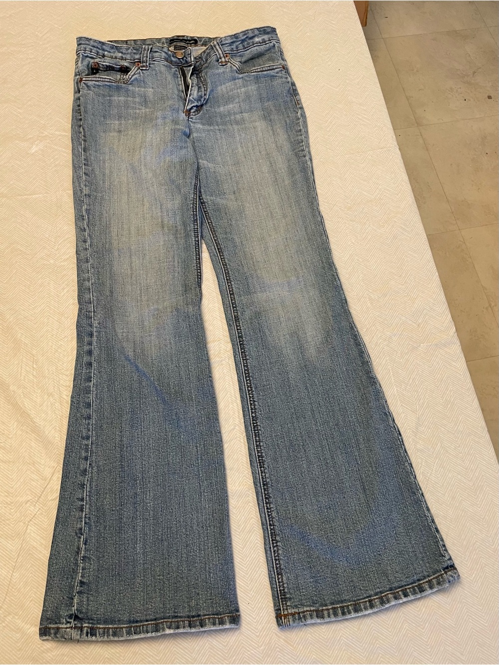 refuge Light Blue Flare Jeans